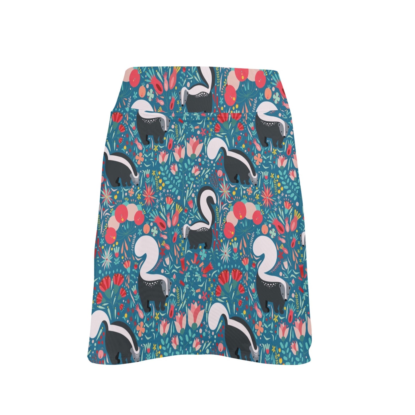 Skunk Print Design LKS302 17" Golf & Pickleball Skort with Pockets
