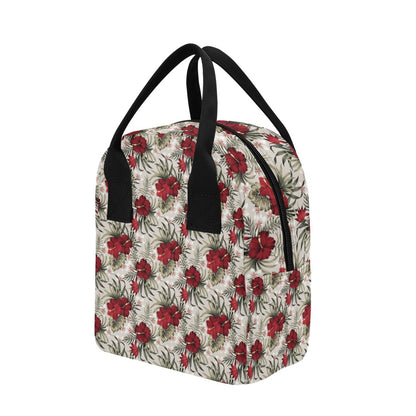 Hibiscus Print Design LKS3011 Insulated Lunch Bag