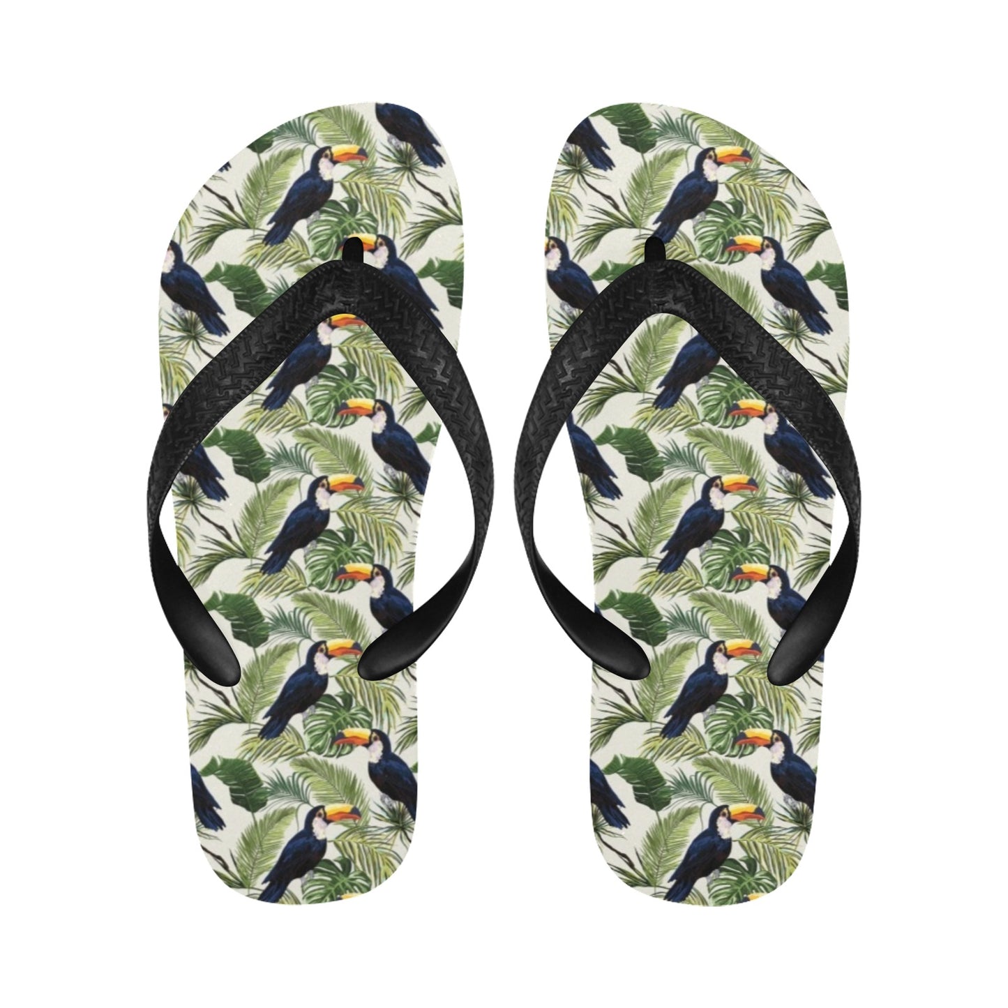 Toucan Print Design LKS308 Flip Flops