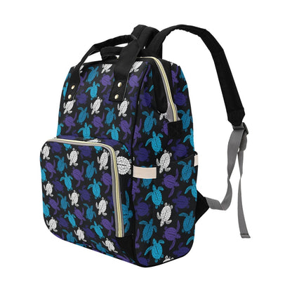 Sea Turtle Print Design LKS306 Diaper Bag Backpack