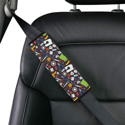 Sewing Equipment Print Design LKS308 Car Seat Belt Cover