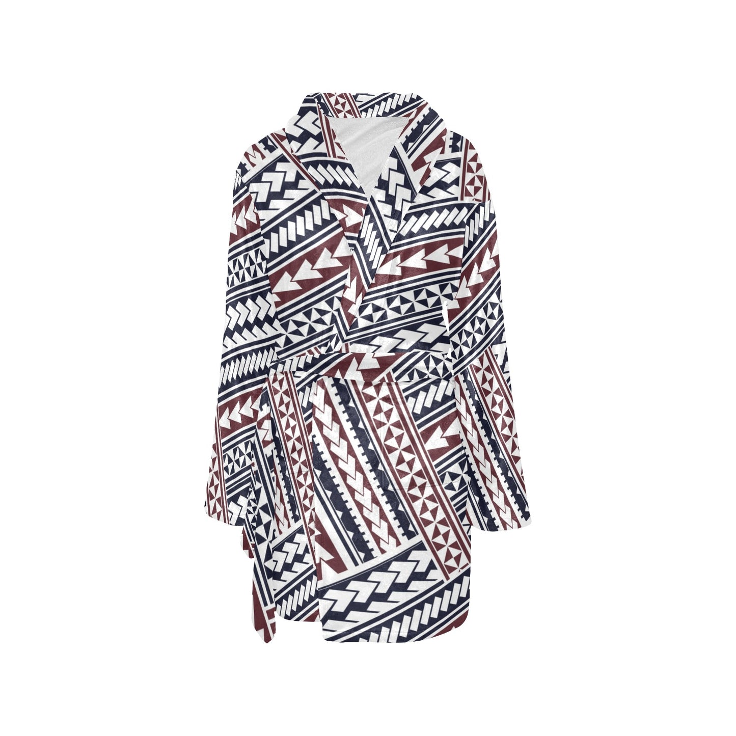 Polynesian Tribal line Women's Fleece Robe