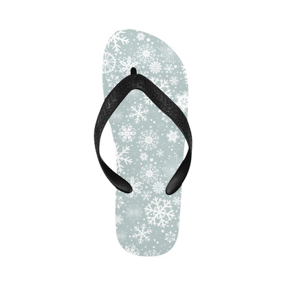 Snowflake Print Design LKS303 Flip Flops