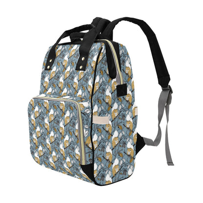 Squirrel Print Design LKS305 Diaper Bag Backpack