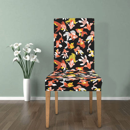 Goldfish Print Design LKS401 Dining Chair Slipcover