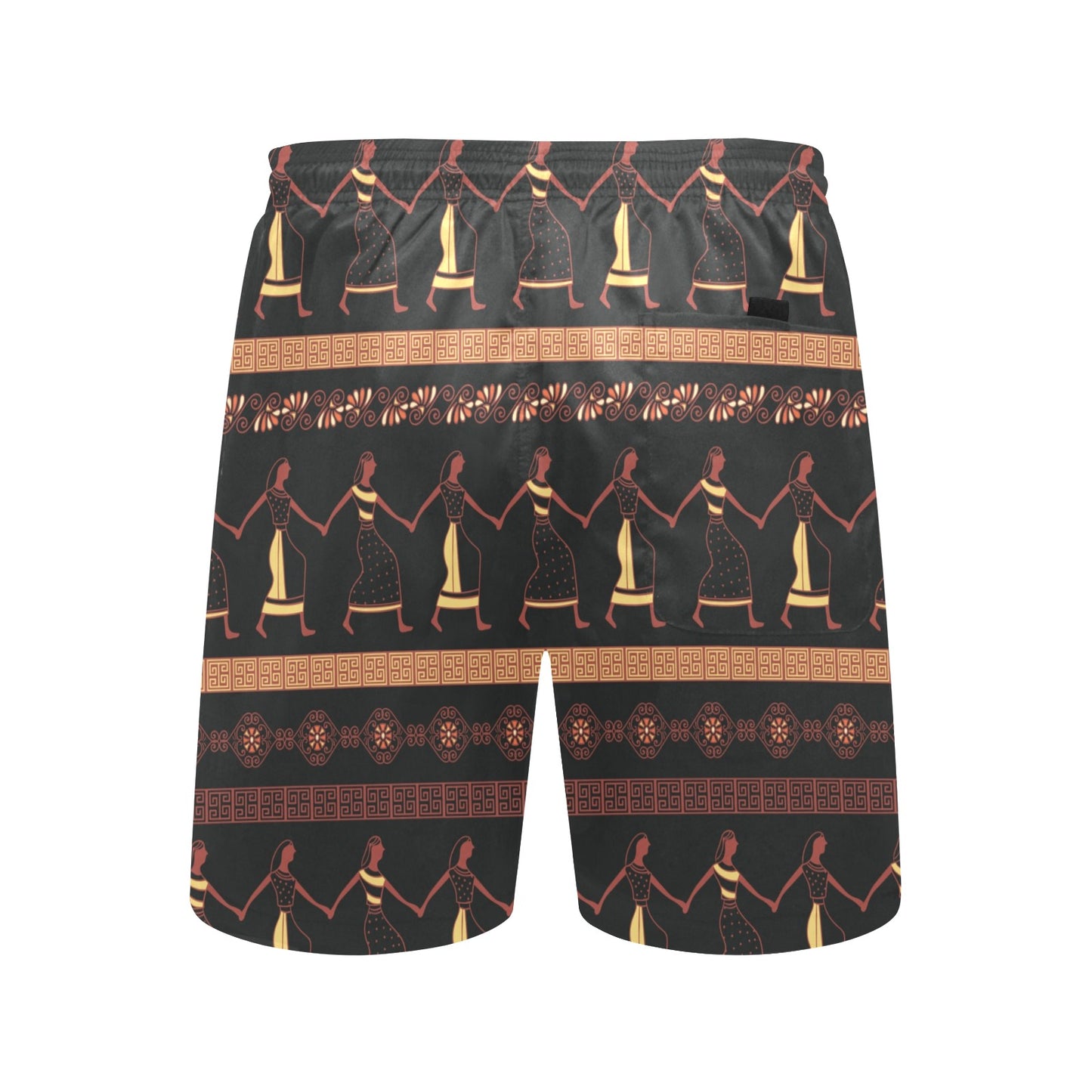 Ancient Greek Human Print Design LKS306 Men's Swim Trunks Beach Shorts