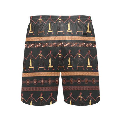Ancient Greek Human Print Design LKS306 Men's Swim Trunks Beach Shorts