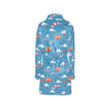 Skydiver Print Design LKS306 Women's Fleece Robe