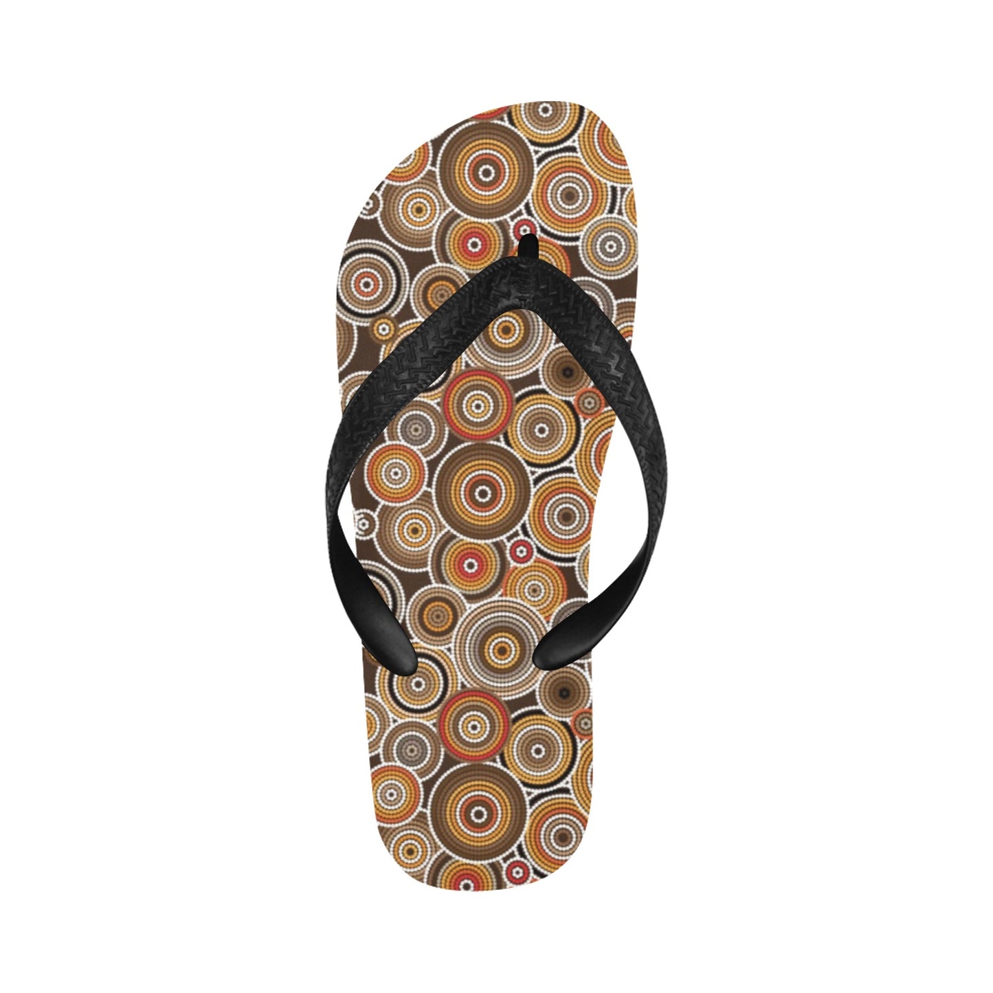 Aboriginal Print Design LKS402 Flip Flops