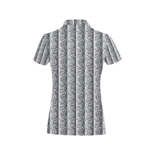 Celtic Pattern Print Design 03 Women's Polo Shirt