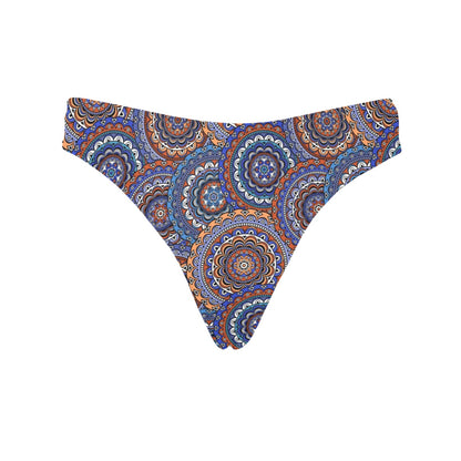 Mandala Boho Chic Design Print Women's Thongs