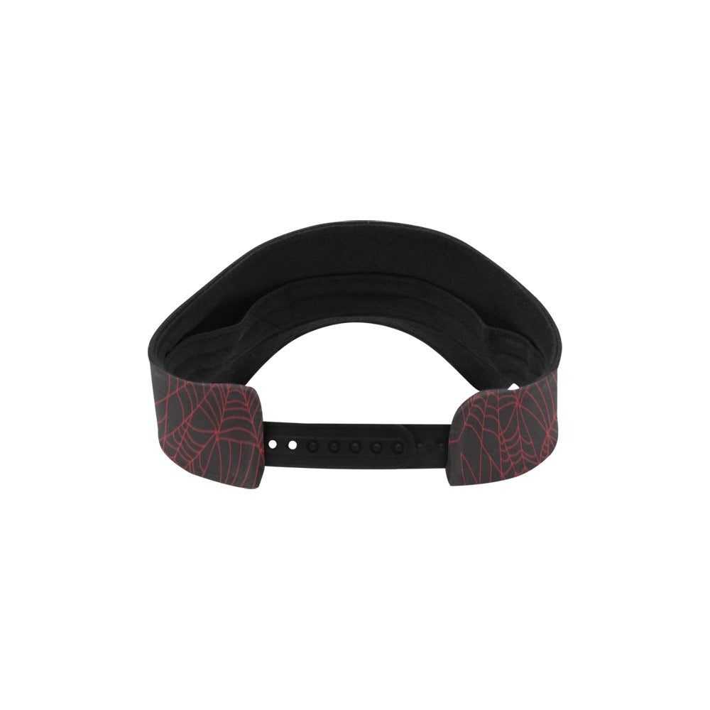Spider Web Red Print Design LKS302 Unisex Sun Visor