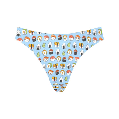 Sushi Cartoon Design Women's Thongs