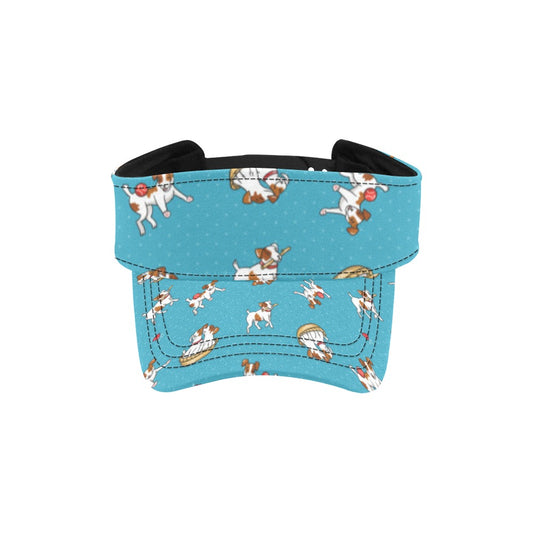 Russell Terriers Playing Print Design LKS305 Unisex Sun Visor