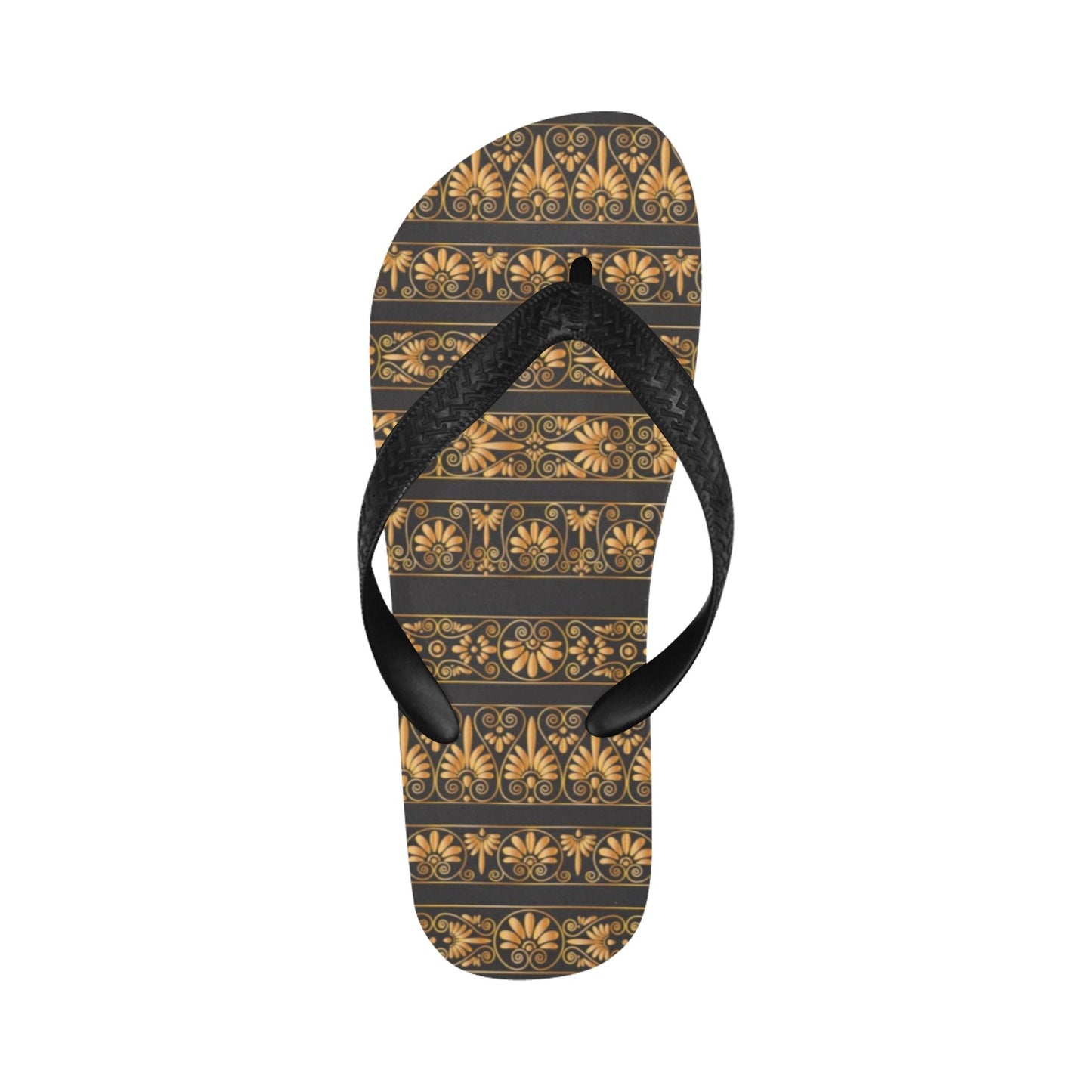 Ancient Greek Print Design LKS303 Flip Flops