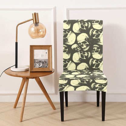 Skull Print Design LKS302 Dining Chair Slipcover