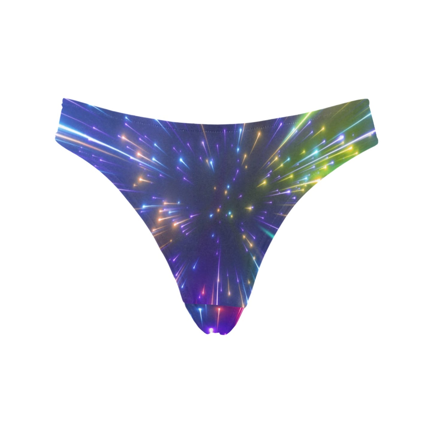 Celestial Rainbow Speed Light Women's Thongs