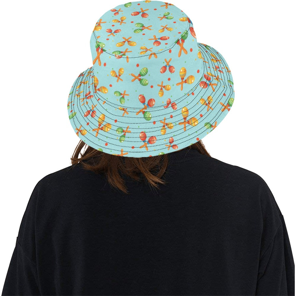Maracas Print Design LKS402 Unisex Bucket Hat