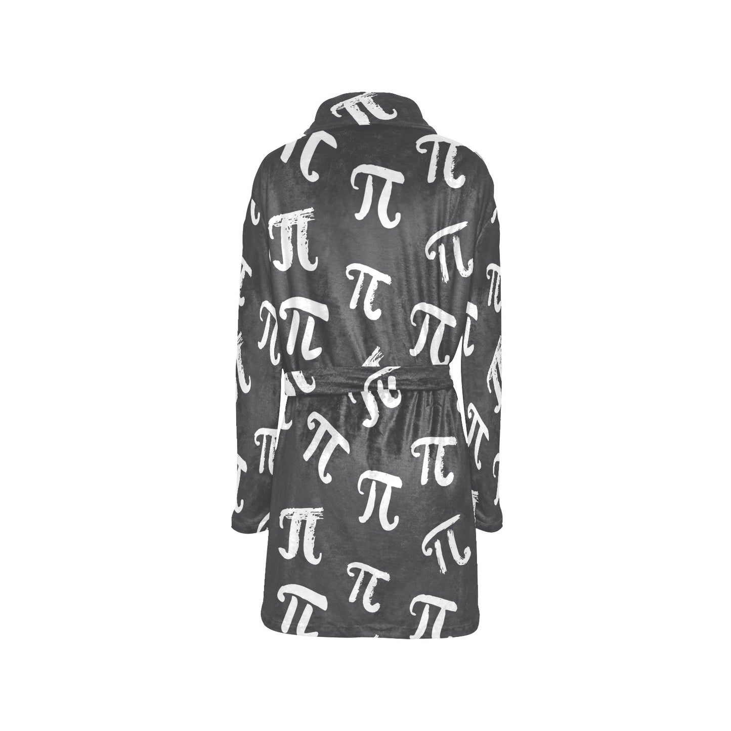 Pi Day Pattern Print Design A02 Women's Fleece Robe