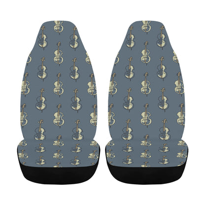 Violin Print Design LKS403 Car Seat Covers