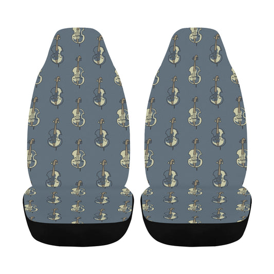 Violin Print Design LKS403 Car Seat Covers