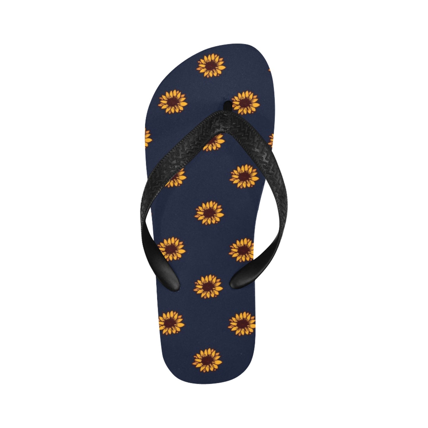 Sunflower Print Design LKS304 Flip Flops
