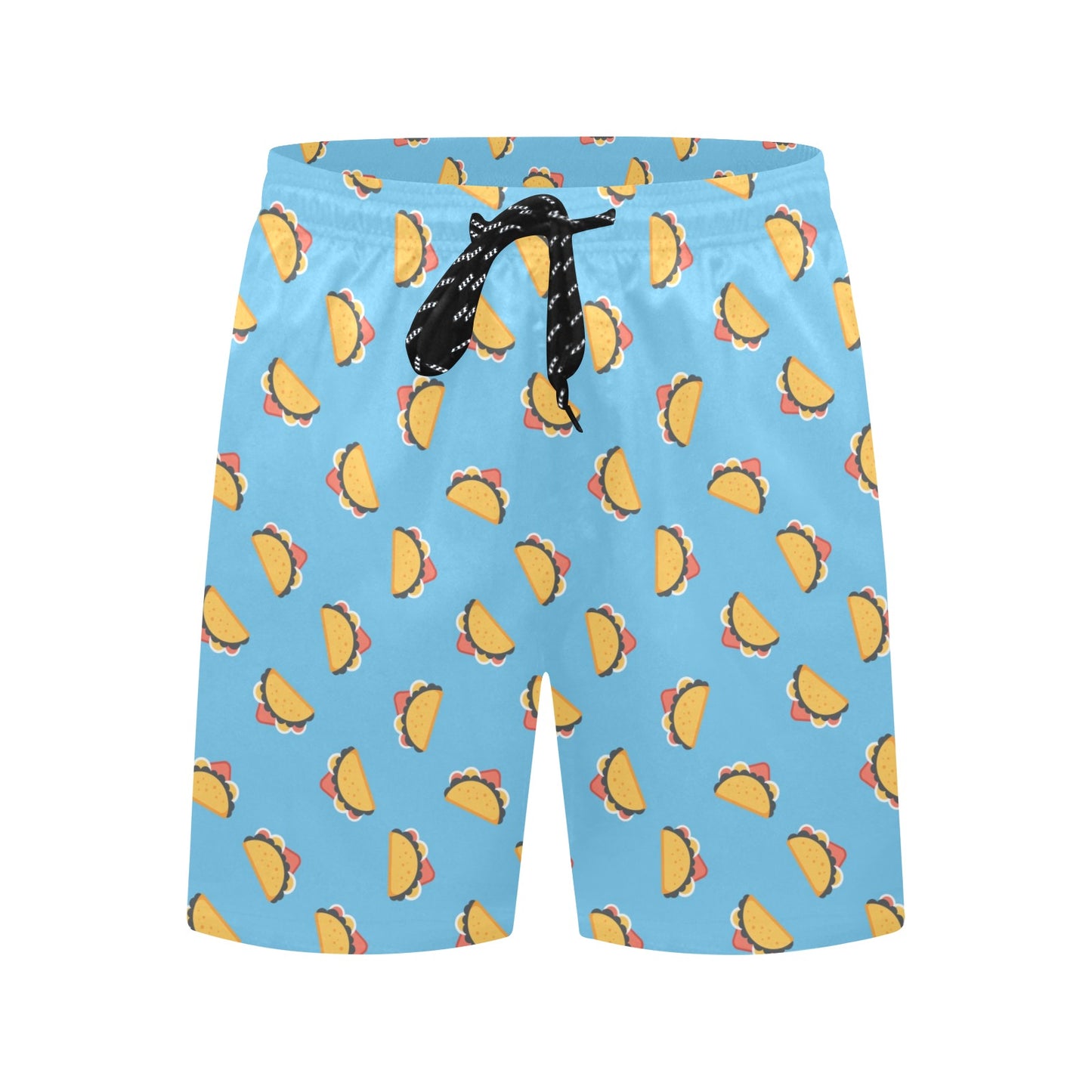 Taco Print Design LKS301 Men's Swim Trunks Beach Shorts