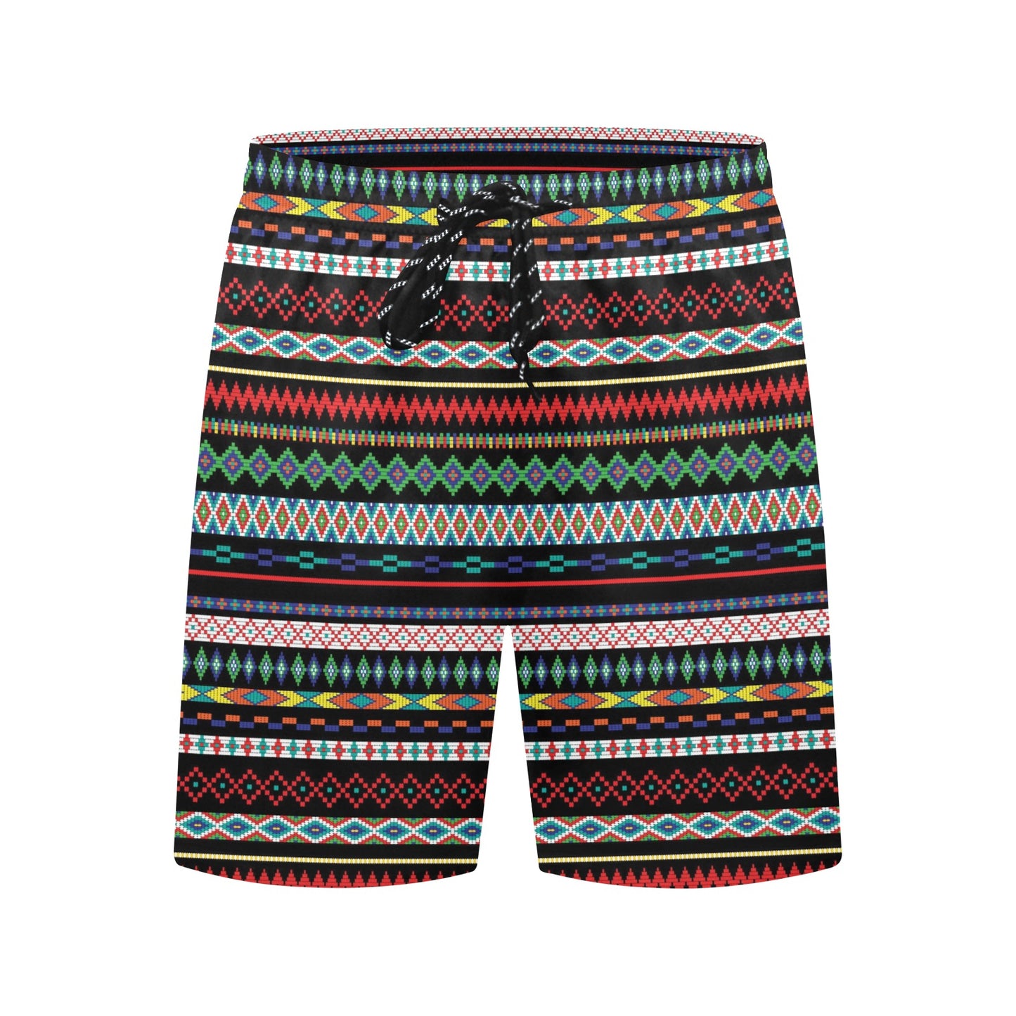 Southwest Pattern Print Design LKS302 Men's Swim Trunks Beach Shorts
