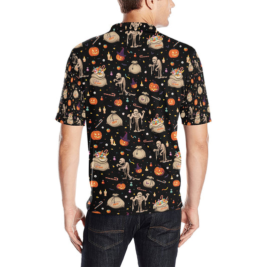 Mummy Halloween Print Design LKS303 Men Polo Shirt