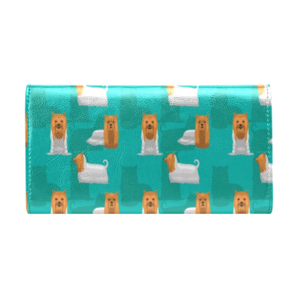 Silky Terriers Print Design LKS301 Women's Trifold Wallet