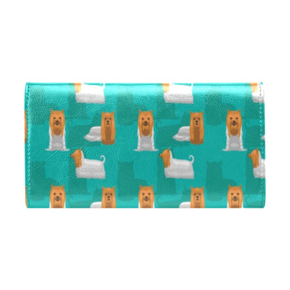 Silky Terriers Print Design LKS301 Women's Trifold Wallet