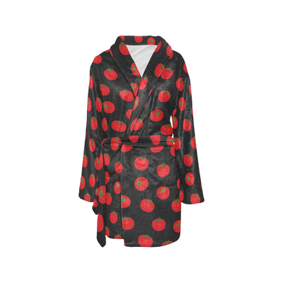 Tomato Print Design LKS305 Women's Fleece Robe