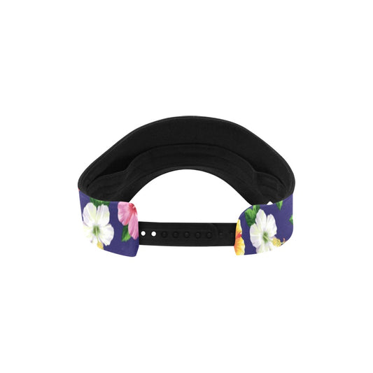 Hibiscus Colorful Print Design LKS301 Unisex Sun Visor
