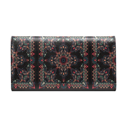 Bandana Print Design LKS307 Women's Trifold Wallet