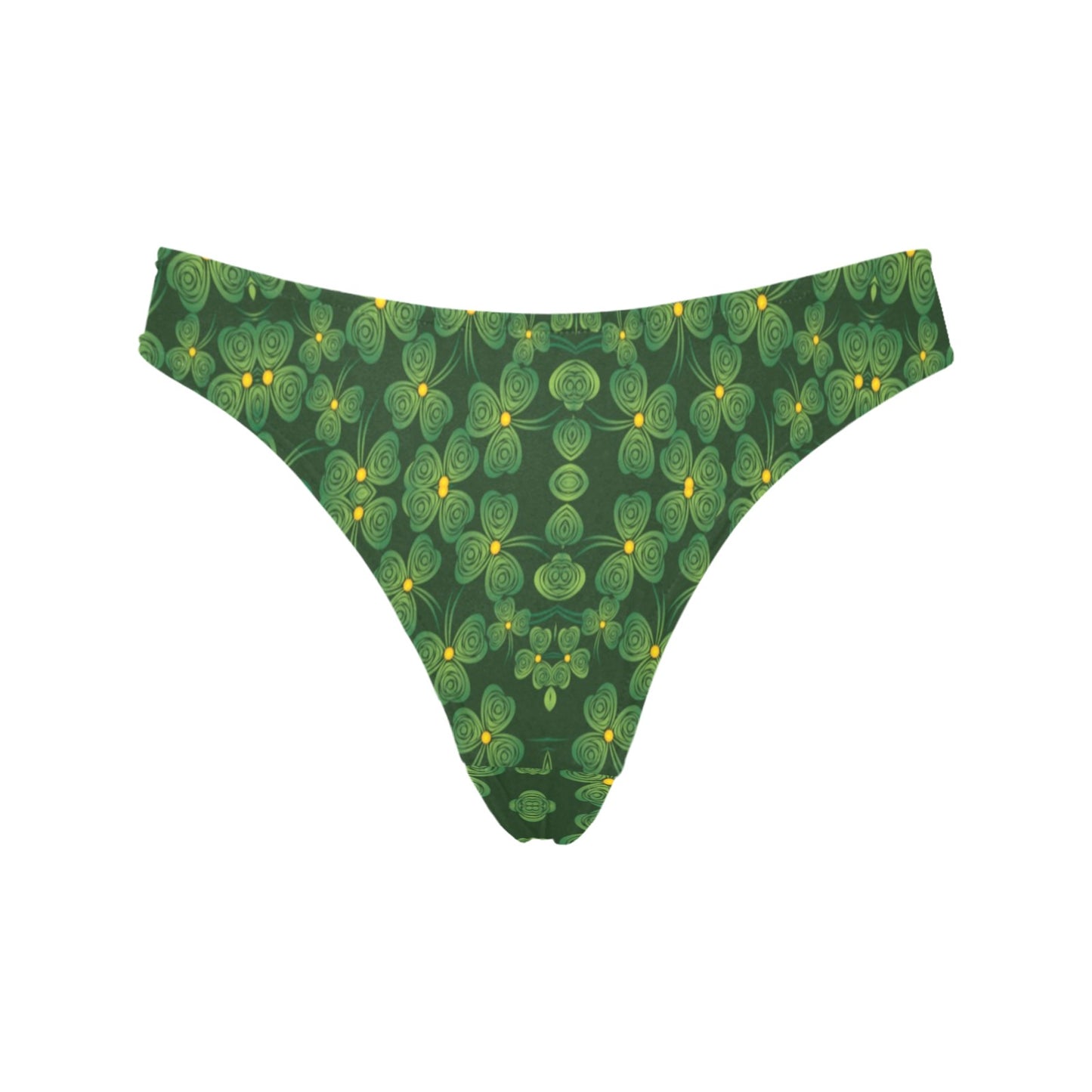 Shamrock Pattern Women's Thongs