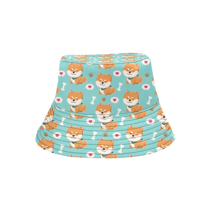 Shiba Inu Print Design LKS3013 Unisex Bucket Hat