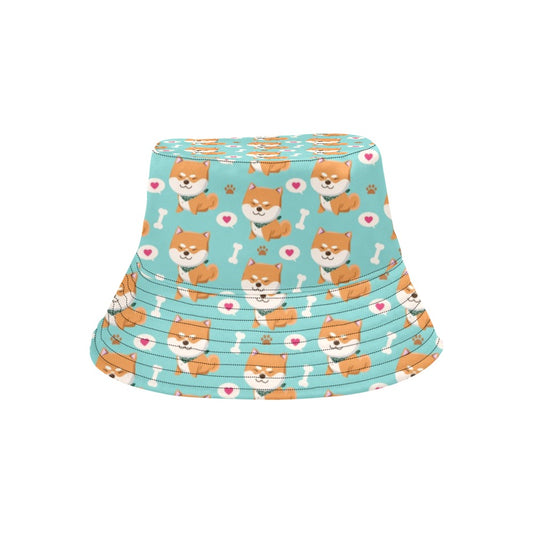 Shiba Inu Print Design LKS3013 Unisex Bucket Hat