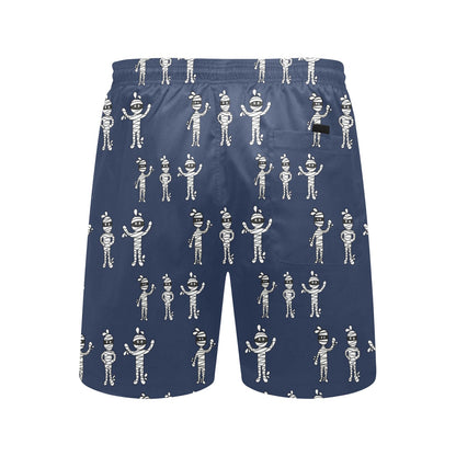 Mummy Print Design LKS306 Men's Swim Trunks Beach Shorts