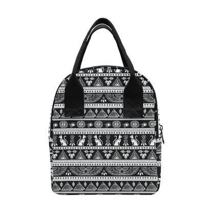Tribal Pattern Print Design LKS305 Insulated Lunch Bag