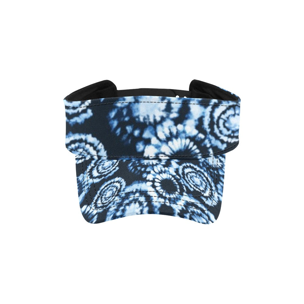 Tie Dye Dark Blue Print Design LKS306 Unisex Sun Visor