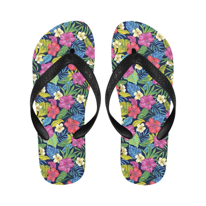 Hibiscus Print Design LKS3010 Flip Flops