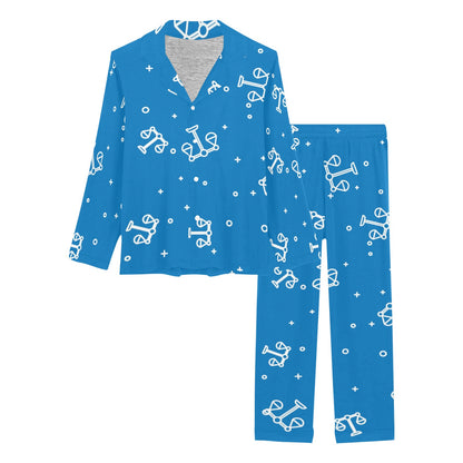 Libra Pattern Print Design 05 Women's Long Pajama Set