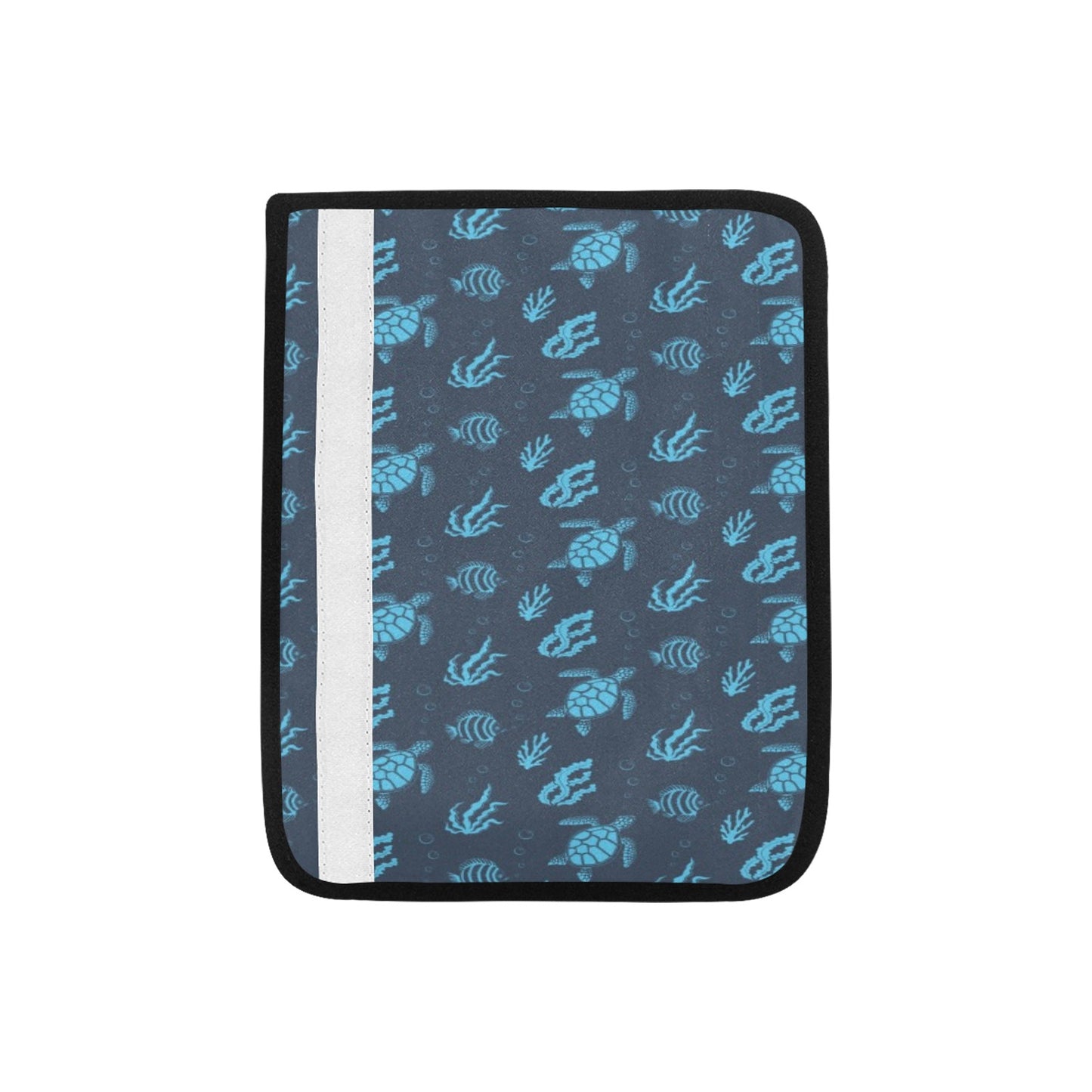 Sea Turtle Print Design LKS307 Car Seat Belt Cover