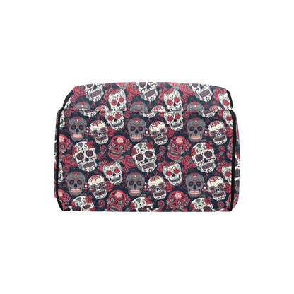 Sugar Skull Print Design LKS303 Diaper Bag Backpack