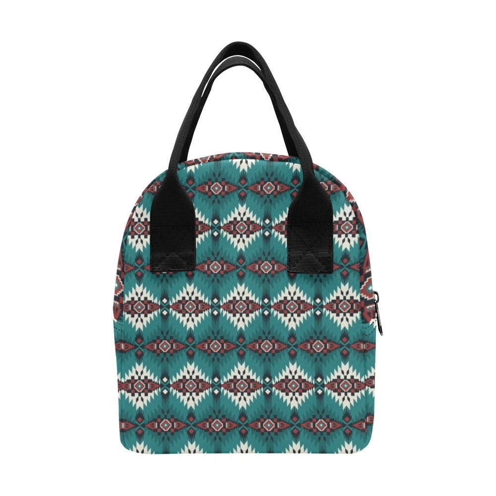 Southwest Pattern Print Design LKS308 Insulated Lunch Bag