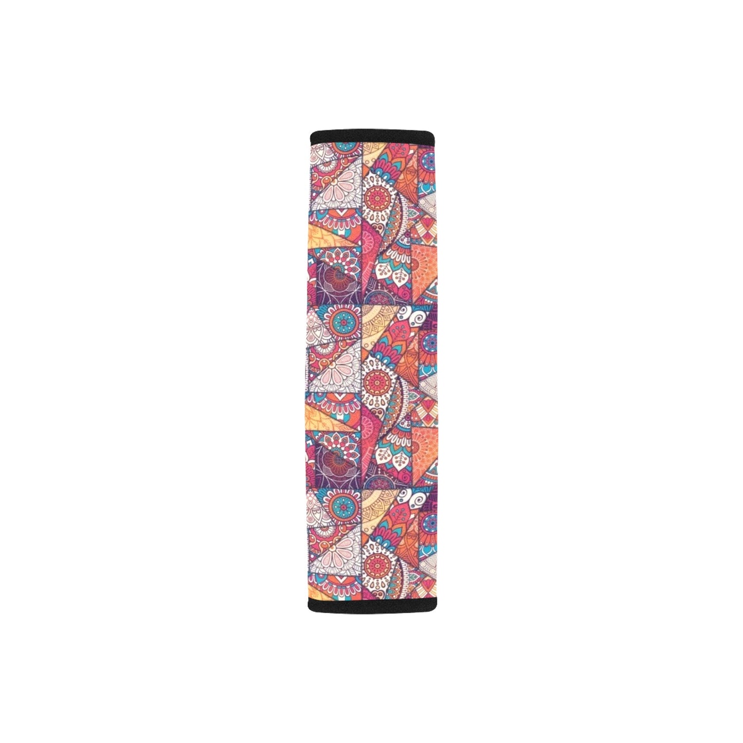 Patchwork Print Design LKS401 Car Seat Belt Cover