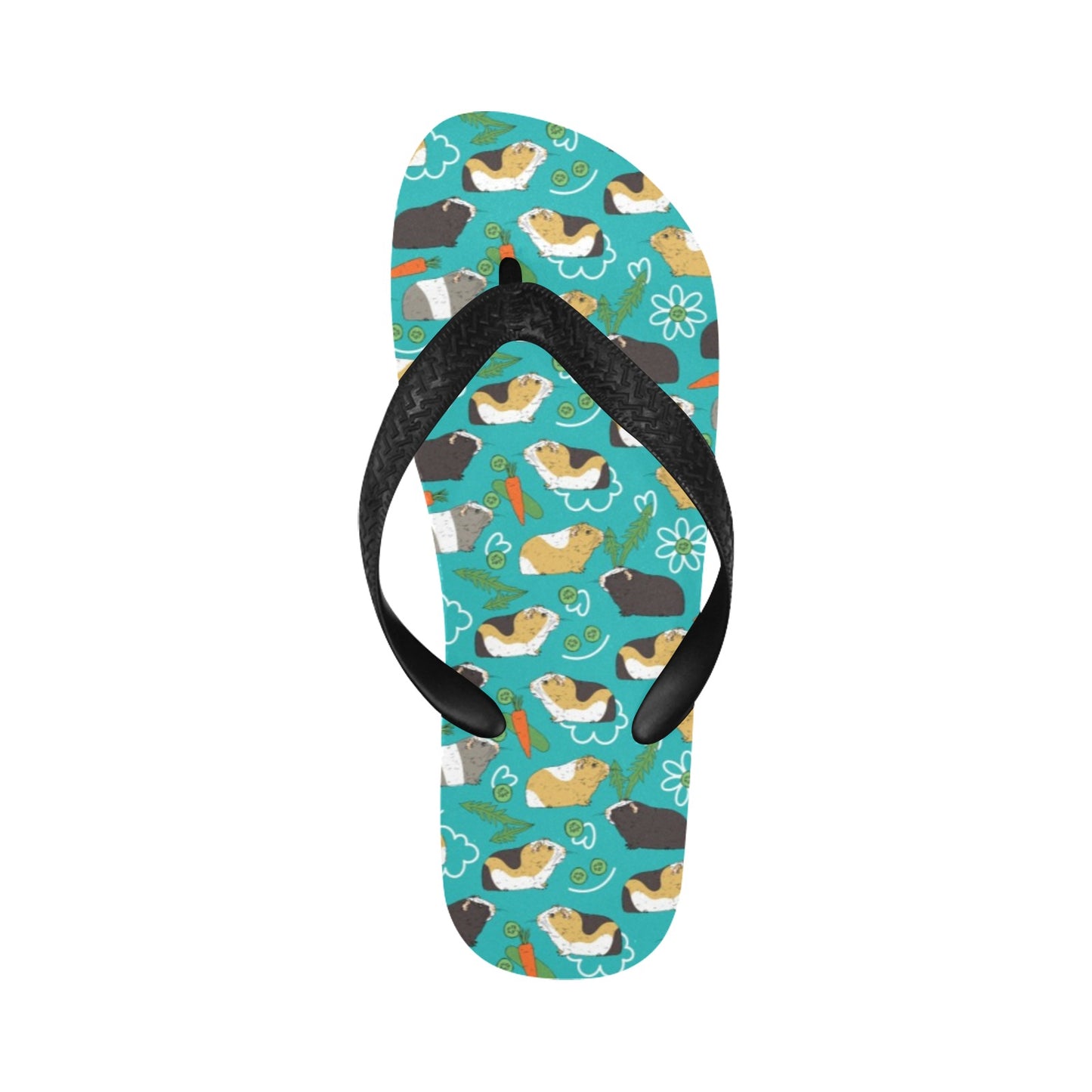 Guinea Pig Print Design LKS402 Flip Flops