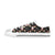 Santa Christmas Themed Print Design LKS307 Women's White Low Top Shoes