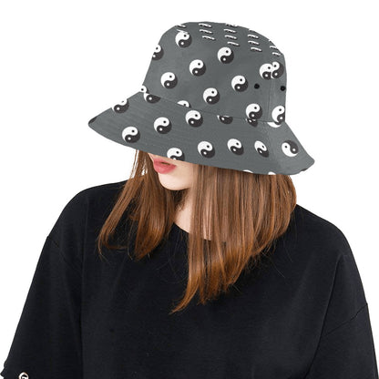 Yin Yang Print Design LKS303 Unisex Bucket Hat