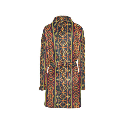 Kente Classic Design African Print Women's Fleece Robe